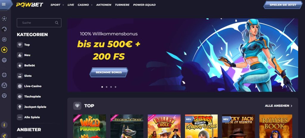 Powbet Neue Online Casino