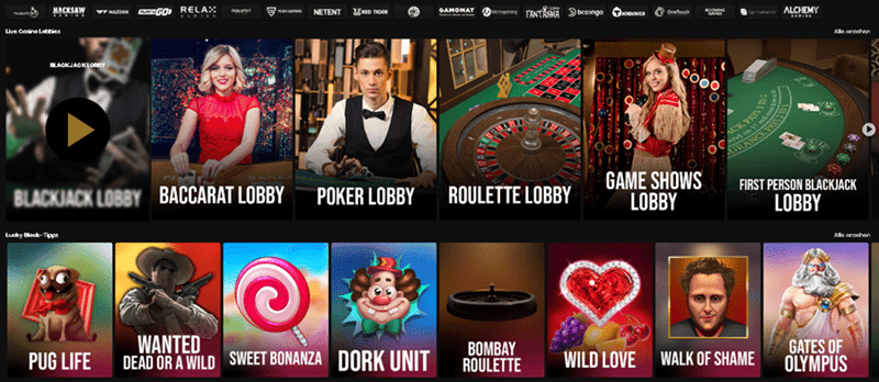 Casinos ohne Verifizierung Spiele