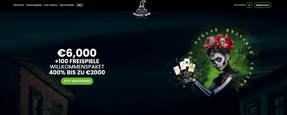 Magicwin.bet - Online Casino ohne 1 Euro Limit, wo Sie ihr Geld auf magische Weise vermehren können