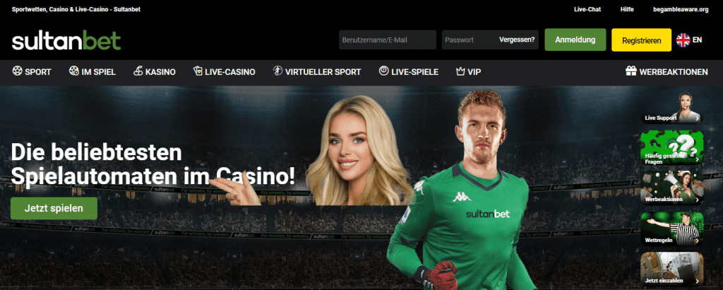 Trustly Online Casinos Sultanbet